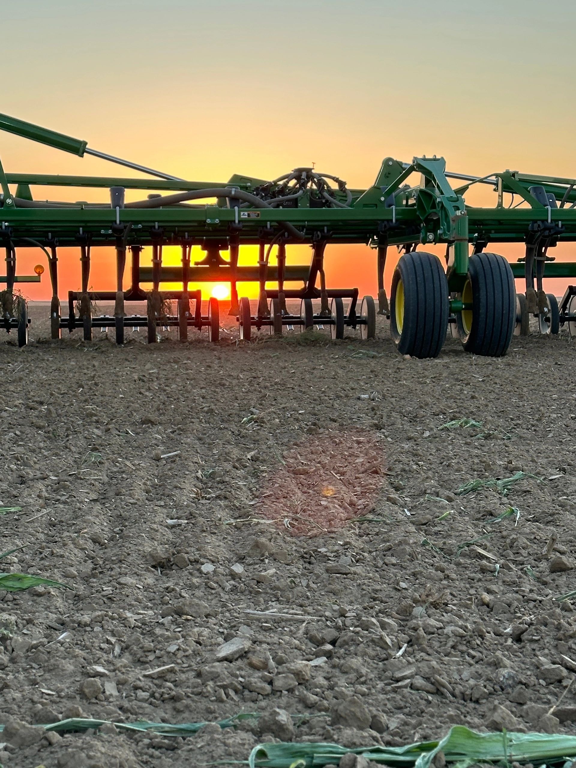 Custom harvesting operations in the field